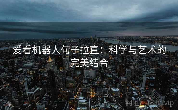 爱看机器人句子拉直:科学与艺术的完美结合 爱看机器人句子拉直:科学与艺术的完美结合